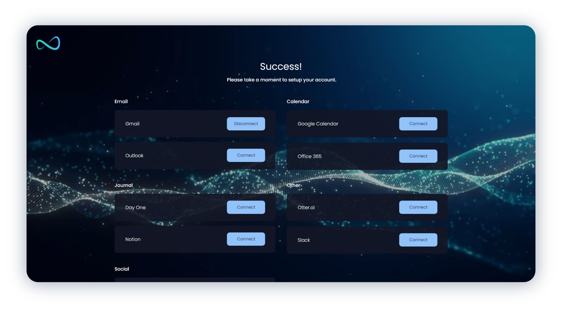 log in – 1